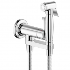 Смеситель с гигиеническим душем NOBILI AV00610CR встраиваемый хром